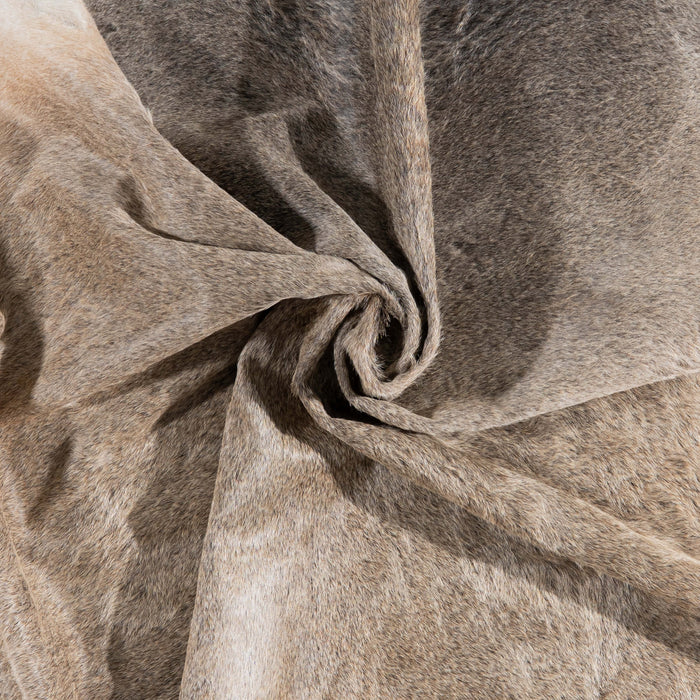 Brazilian Grey Palomino Cowhide Rug Size 7'11" L x 7'6" W 3169