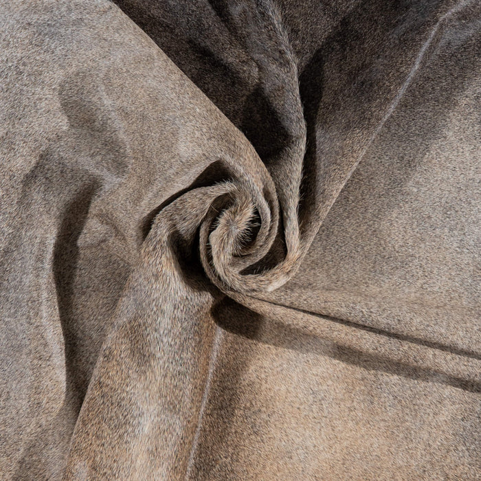 Brazilian Grey Palomino Cowhide Rug Size 7'7" L x 6'11" W 3177