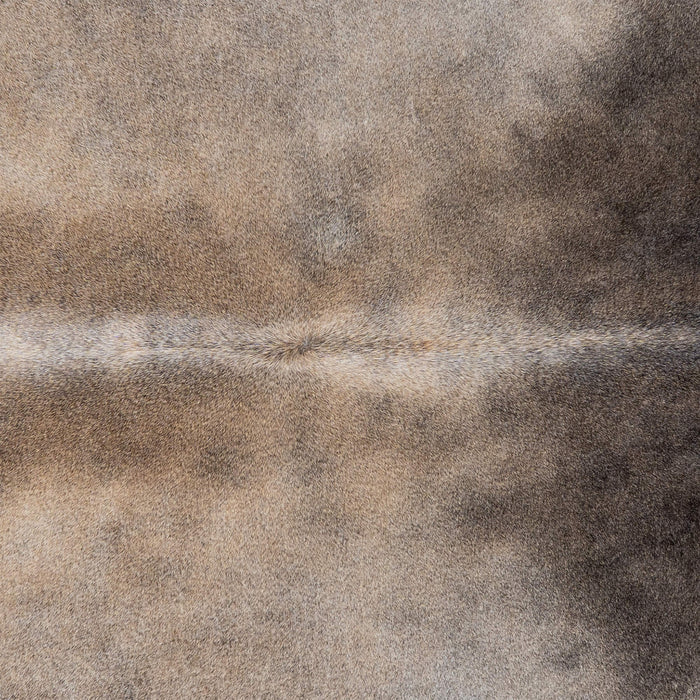 Brazilian Grey Palomino Cowhide Rug Size 7'7" L x 6'11" W 3177