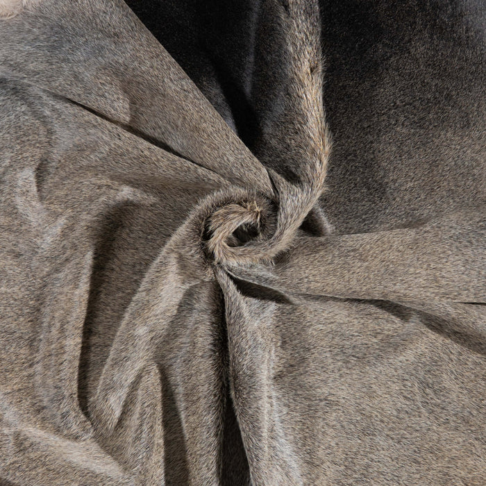 Brazilian Grey Palomino Cowhide Rug Size 7'8" L x 7'8" W 3180