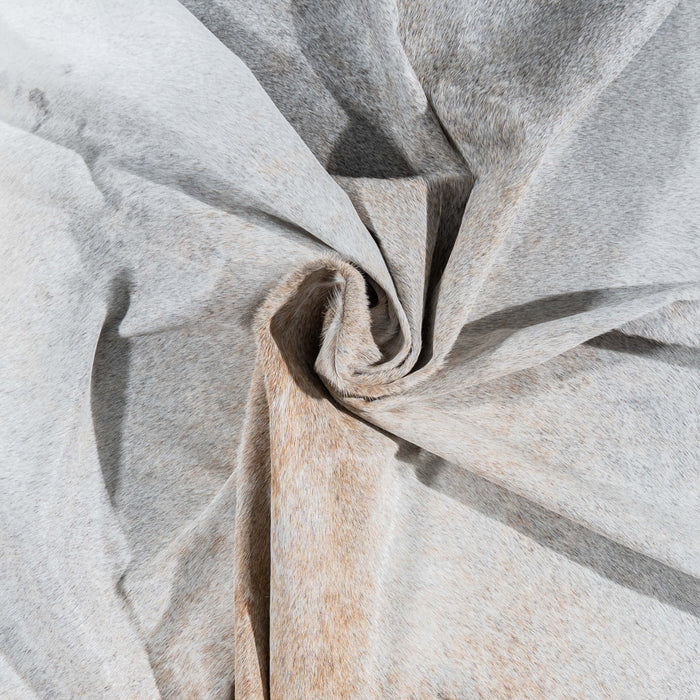 Brazilian Grey Palomino Cowhide Rug Size 8'0" L x 7'8" W 3184