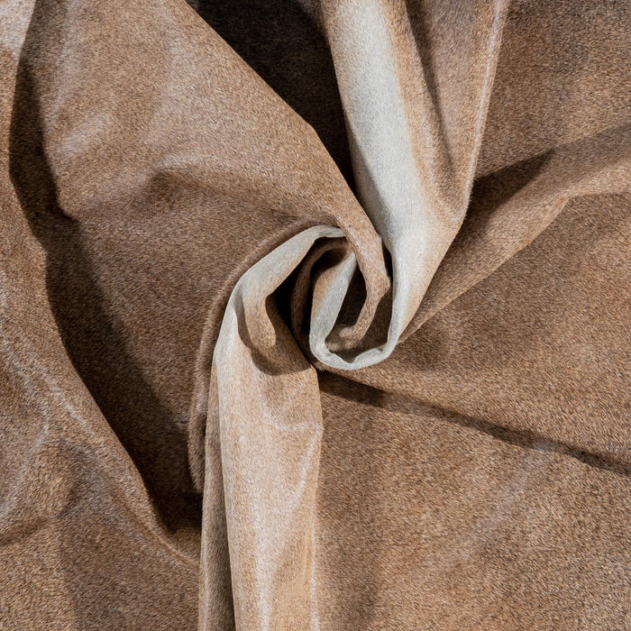 Brazilian Grey Palomino Cowhide Rug Size 7'9" L x 7'4" W 3185