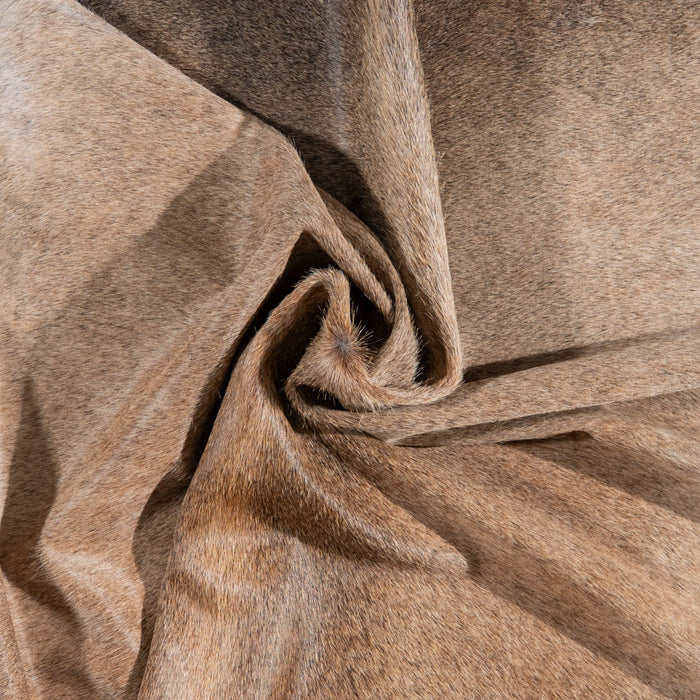 Brazilian Grey Palomino Cowhide Rug Size 7'4" L x 6'9" W 3186