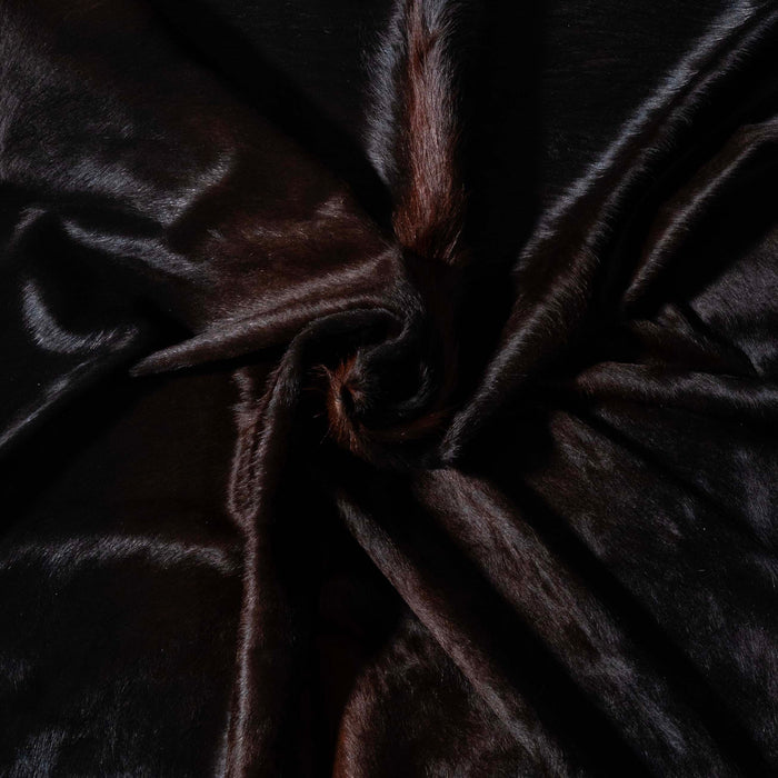 Brazilian Mahogany Cowhide Rug Size 7'0" L x 6'3" W 3200