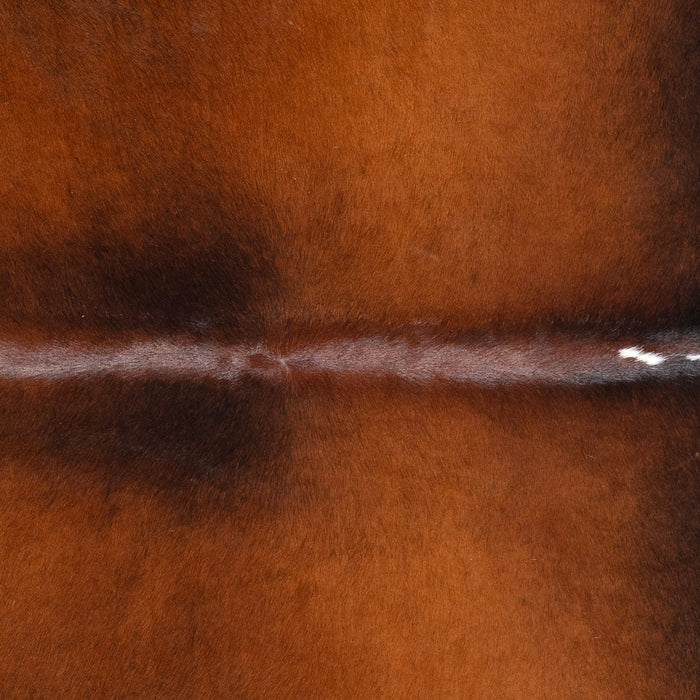 Brazilian Mahogany Cowhide Rug Size 7'9" L x 7'2" W 3203