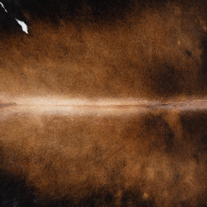 Brazilian Mahogany Cowhide Rug Size 7'4" L x 6'4" W 3205