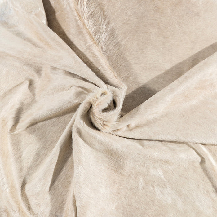 Brazilian Champagne Cowhide Rug Size 8'0" L x 7'3" W 3227