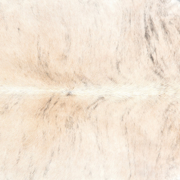 Brazilian Light Grey Brindle Cowhide Rug Size 7'2" L x 6'7" W 3238