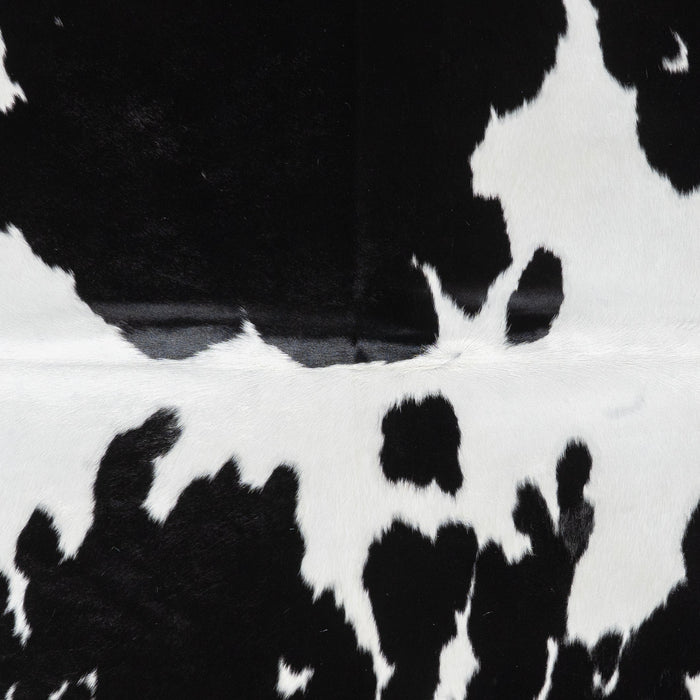 Brazilian Black and White Cowhide Rug Size 8'5" L x 7'3" W 3242