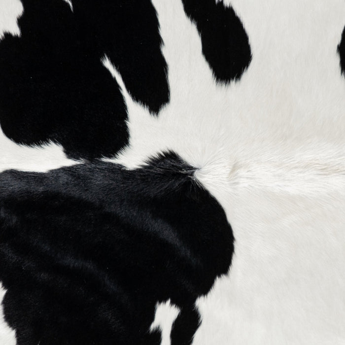 Brazilian Black and White Cowhide Rug Size 8'3" L x 6'9" W 3246