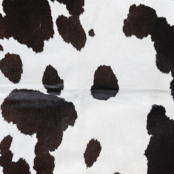 Brazilian Black and White Cowhide Rug Size 8'2" L x 7'0" W 3253
