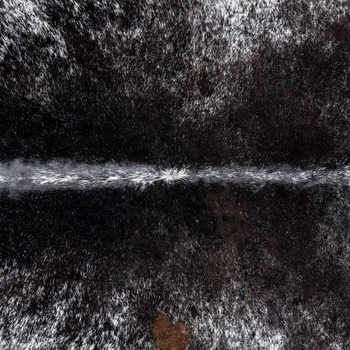 Brazilian Black Salt and Pepper Cowhide Rug Size 8'5" L x 7'0" W 3311