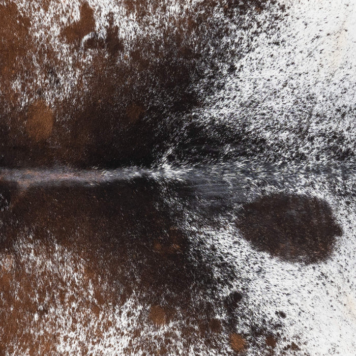 Brazilian Brown Salt and Pepper Cowhide Rug Size 7'9" L x 6'5" W 3328