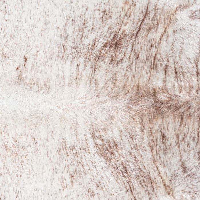 Brazilian Brown Salt and Pepper Cowhide Rug Size 6'11" L x 6'6" W 3340