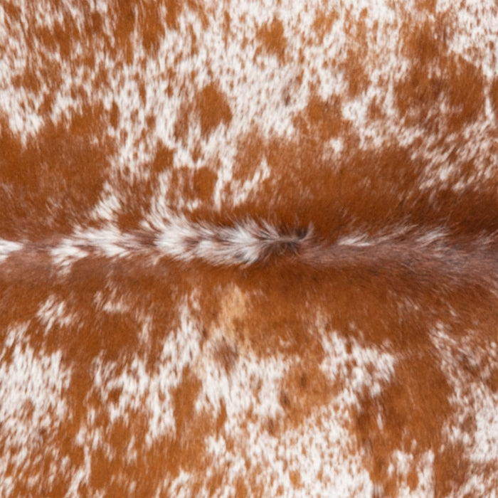 Brazilian Brown Salt and Pepper Cowhide Rug Size 6'1" L x 5'6" W 3381