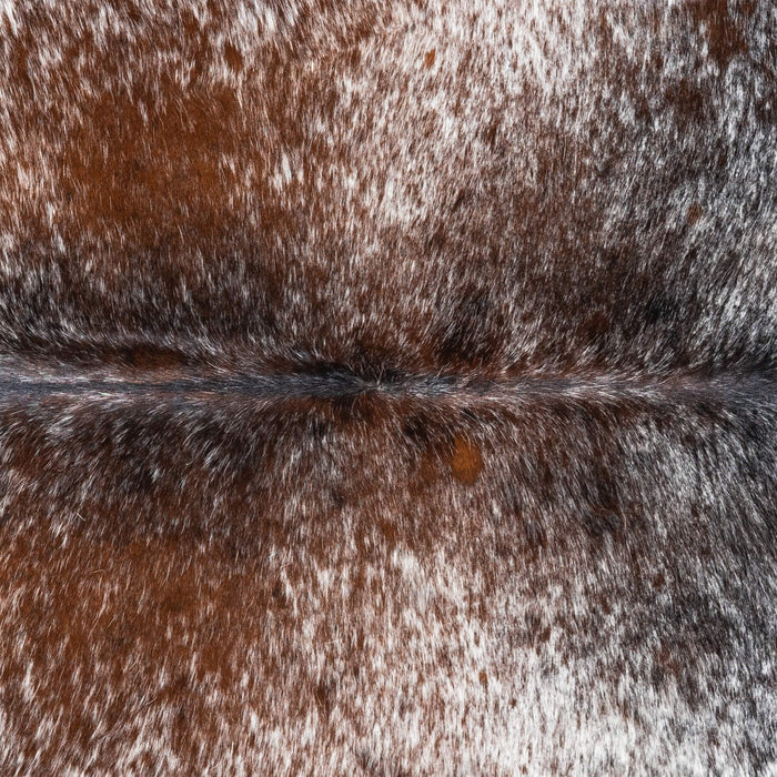 Brazilian Brown Salt and Pepper Cowhide Rug Size 7'0" L x 5'10" W 3386