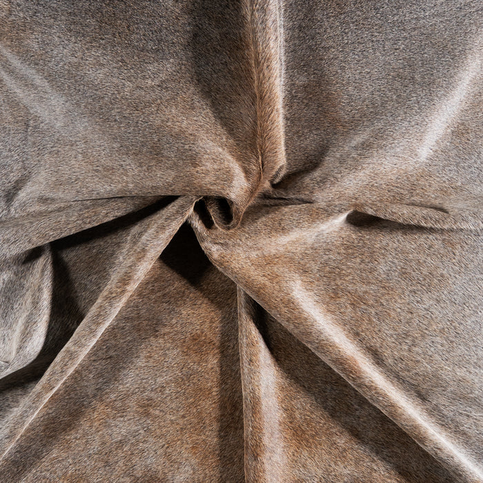 Brazilian Grey Palomino Cowhide Rug Size 7'4" L x 6'2" W 6134