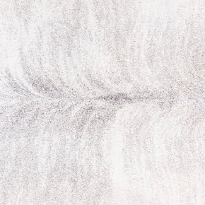 Brazilian Light Grey Brindle Cowhide Rug Size 7'6" L x 6'11" W 3416