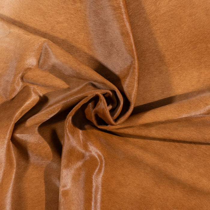 Brazilian Brown Cowhide Rug Size 7'2" L x 6'6" W 3433