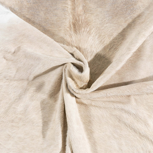 Brazilian Champagne Cowhide Rug Size 7'6" L x 6'8" W 3472