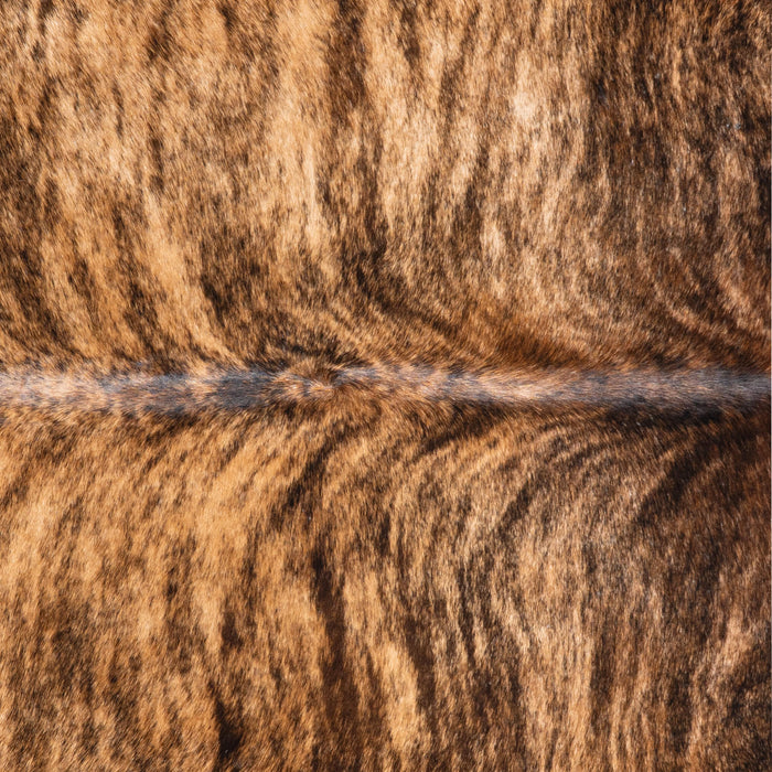 Brazilian Brindle Cowhide Rug Size 7'1" L x 5'9" W 3516