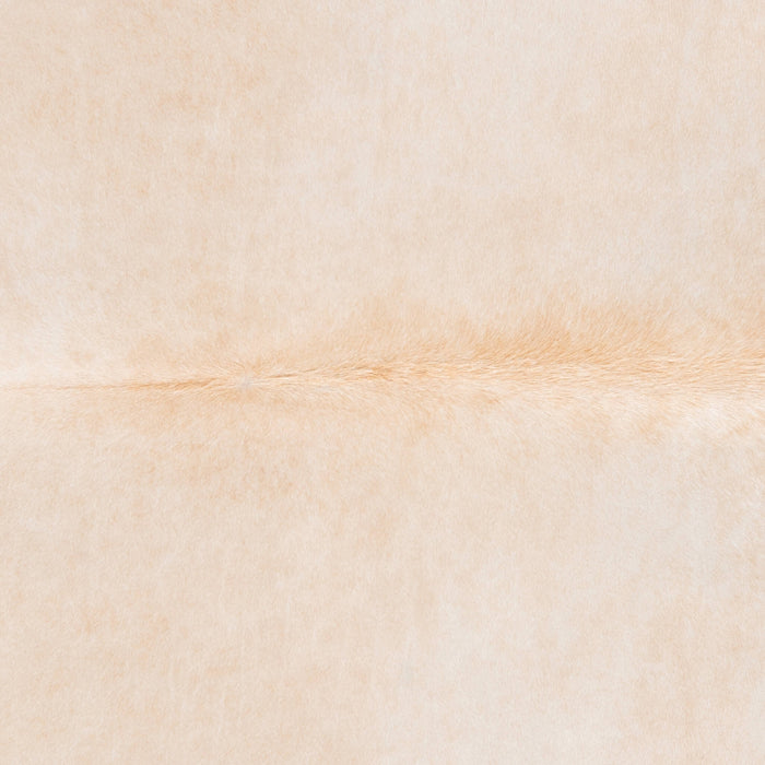Brazilian Beige Cowhide Rug Size 6'6" L x 6'2" W 3529
