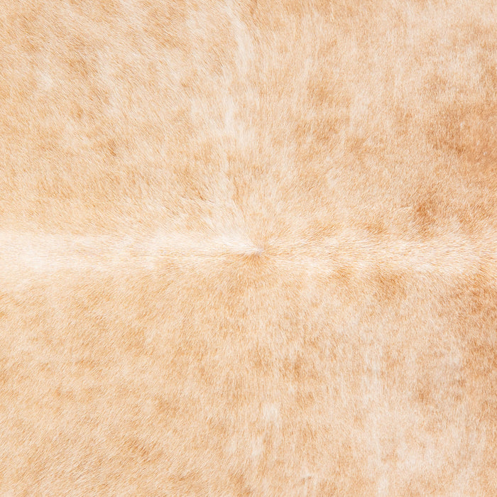 Brazilian Beige Cowhide Rug Size 7'1" L x 5'8" W 3536