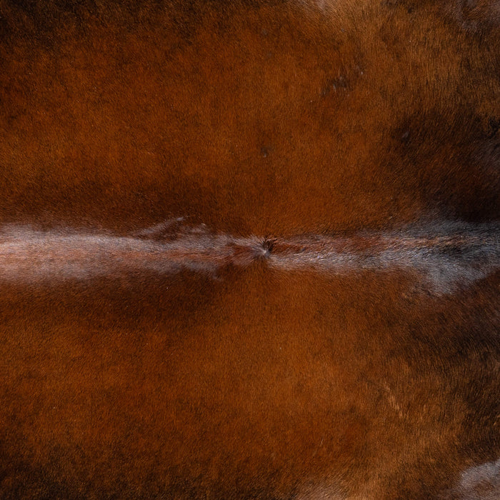 Brazilian Mahogany Cowhide Rug Size 8'7" L x 7'11" W 3645