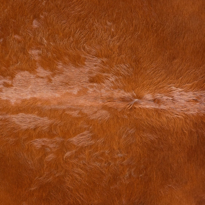 Brazilian Brown and White Cowhide Rug Size 7'11" L x 7'6" W 3680