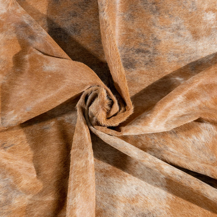 Brazilian Beige Cowhide Rug Size 8'3" L x 7'3" W 3683