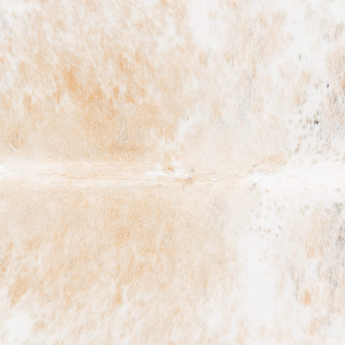 Brazilian Palomino and White Cowhide Rug Size 7'9" L x 7'6" W 3685