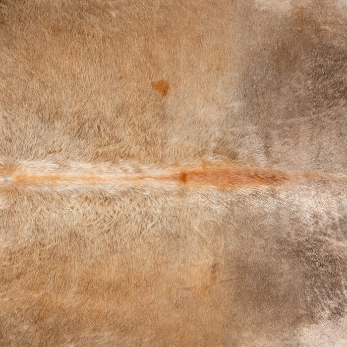 Brazilian Champagne Cowhide Rug Size 7'9" L x 6'11" W 3687