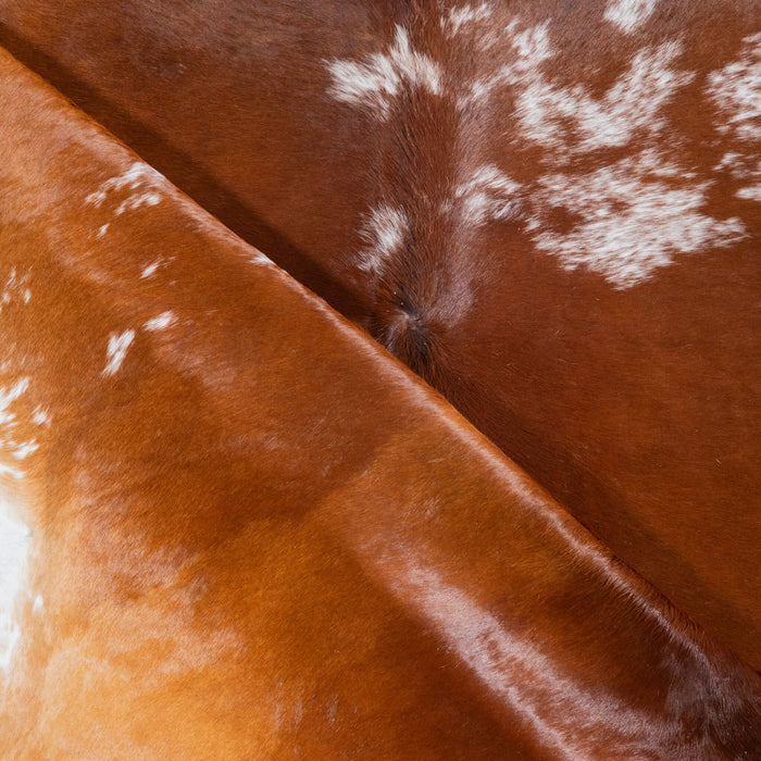 Brazilian Brown Cowhide Rug Size 8'8" L x 7'9" W 3708