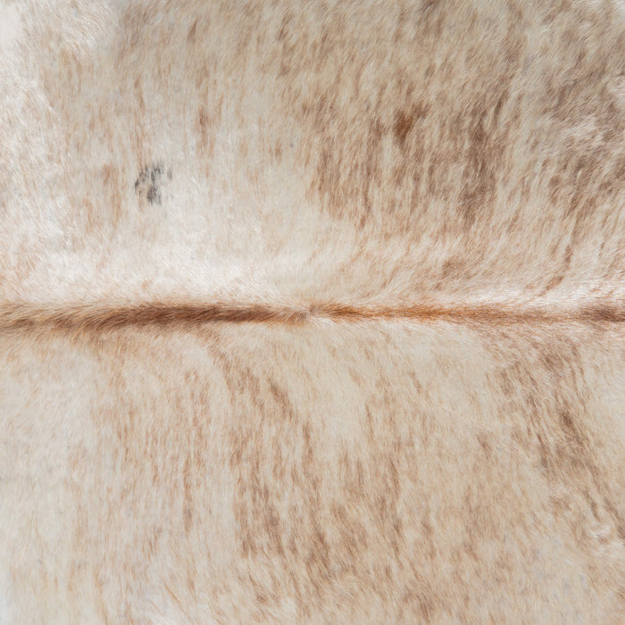 Brazilian Light Grey Brindle Cowhide Rug Size 7'4" L x 6'8" W 3709
