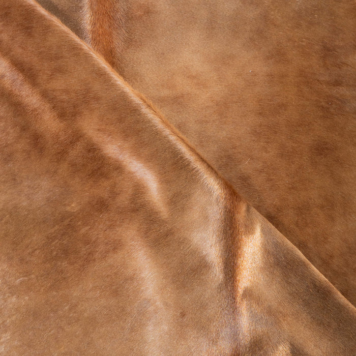 Brazilian Brown Cowhide Rug Size 7'10" L x 6'8" W 3710