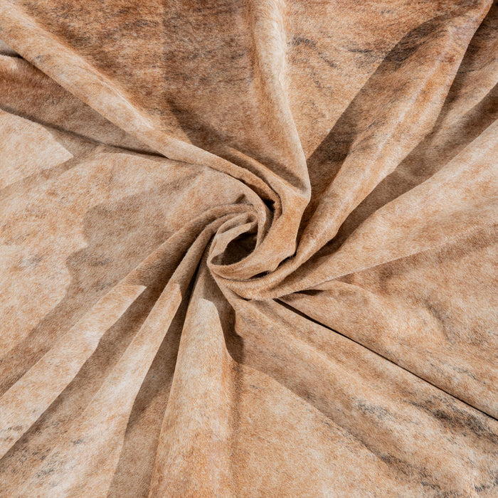 Brazilian Beige Cowhide Rug Size 8'5" L x 6'11" W 3713