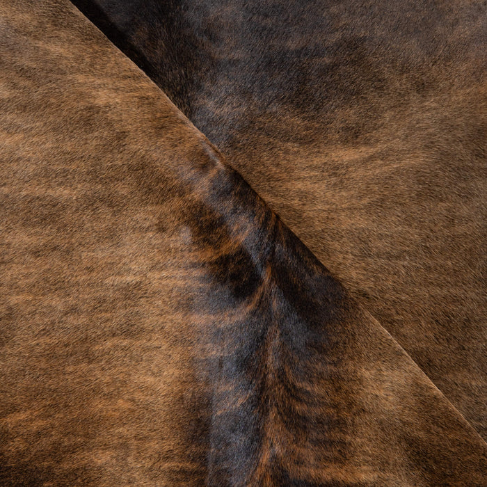 Brazilian Mahogany Cowhide Rug Size 7'3" L x 6'0" W 3722