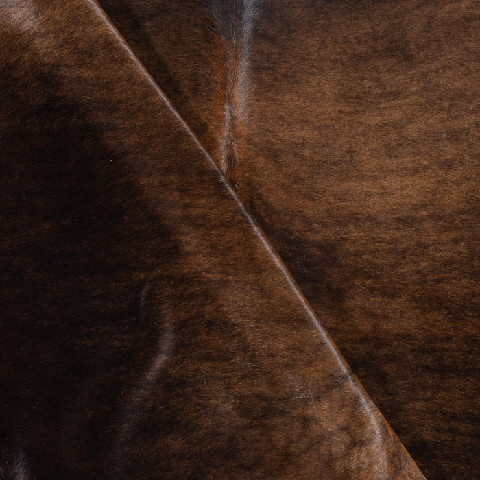 Brazilian Mahogany Cowhide Rug Size 8'1" L x 6'11" W 3725