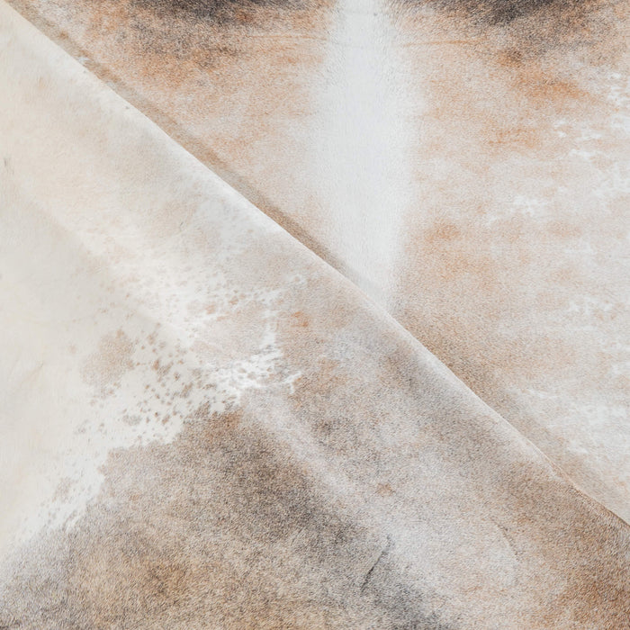 Brazilian Grey Palomino Cowhide Rug Size 8'4" L x 7'11" W 3729