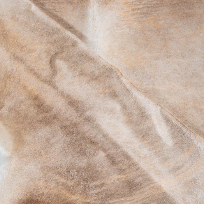 Brazilian Light Grey Brindle Cowhide Rug Size 8'1" L x 7'3" W 3733