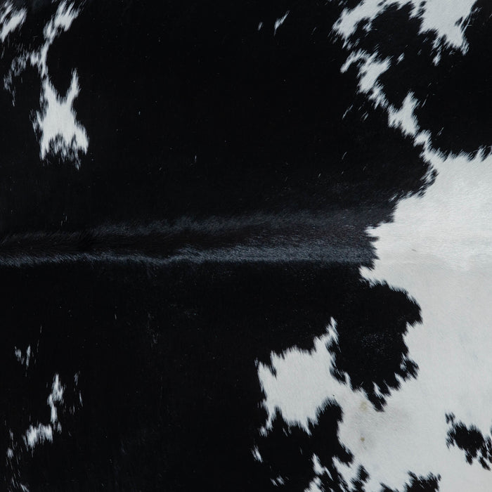 Brazilian Black and White Cowhide Rug Size 8'0" L x 7'3" W 3736
