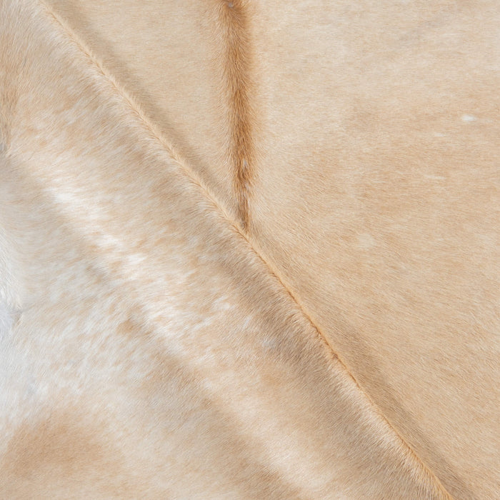 Brazilian Beige Cowhide Rug Size 7'8" L x 7'2" W 3742