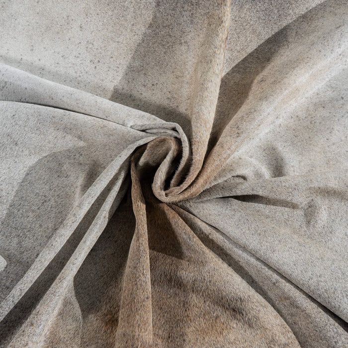 Brazilian Grey Palomino Cowhide Rug Size 7'11" L x 7'1" W 3746