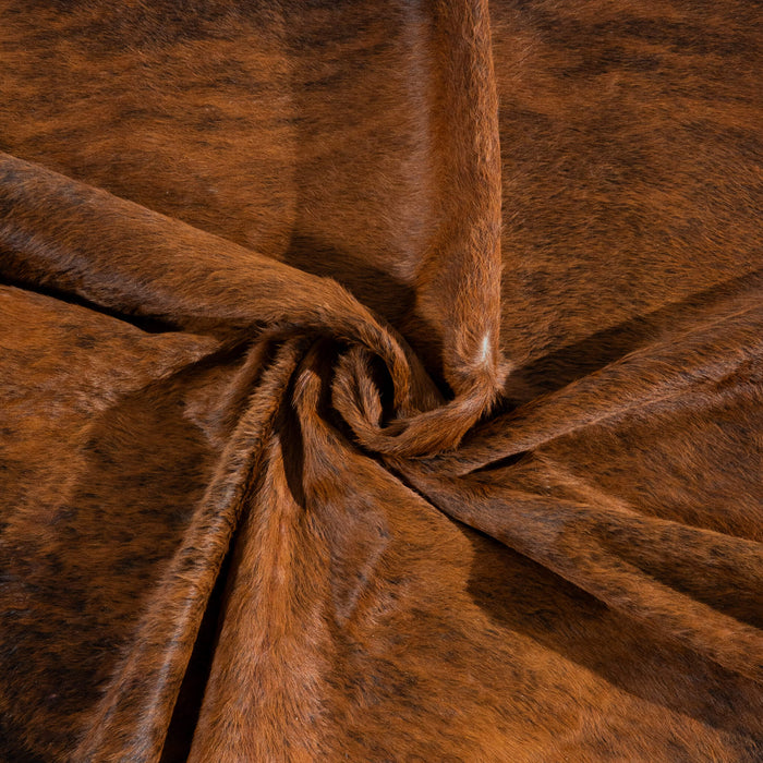 Brazilian Brindle Cowhide Rug Size 7'6" L x 7'0" W 3747