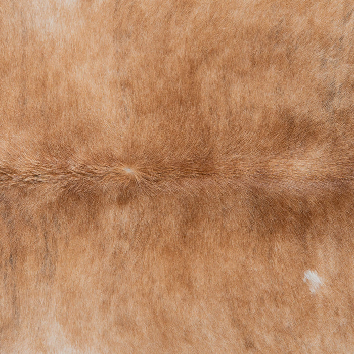 Brazilian Beige Cowhide Rug Size 7'8" L x 6'5" W 3756