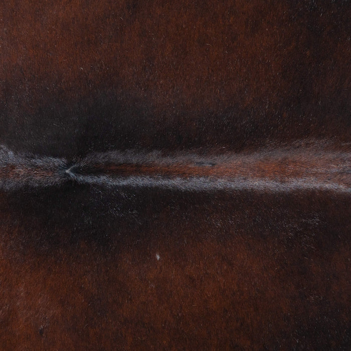 Brazilian Mahogany Cowhide Rug Size 8'3" L x 7'2" W 3757