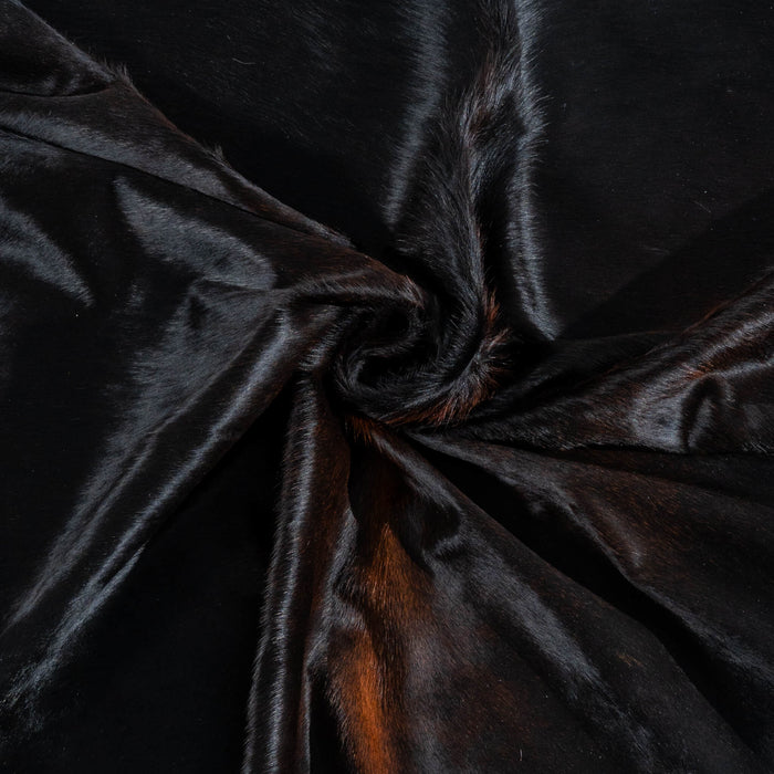 Brazilian Mahogany Cowhide Rug Size 7'11" L x 7'3" W 3758