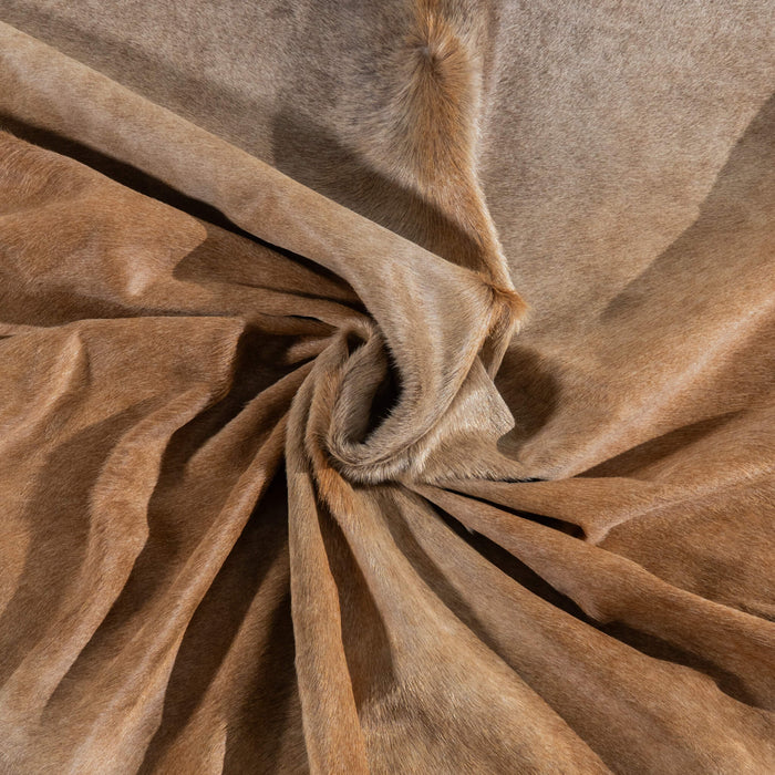 Brazilian Grey Palomino Cowhide Rug Size 8'9" L x 7'6" W 3762