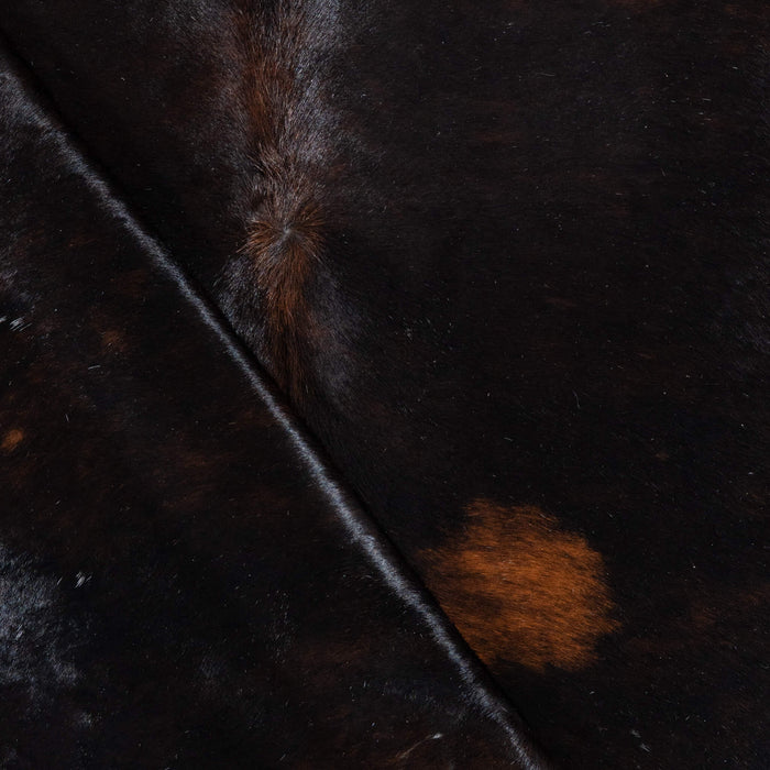 Brazilian Mahogany Cowhide Rug Size 7'11" L x 6'11" W 3763