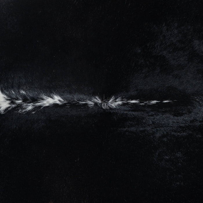 Brazilian Black and White Cowhide Rug Size 8'4" L x 7'2" W 3768